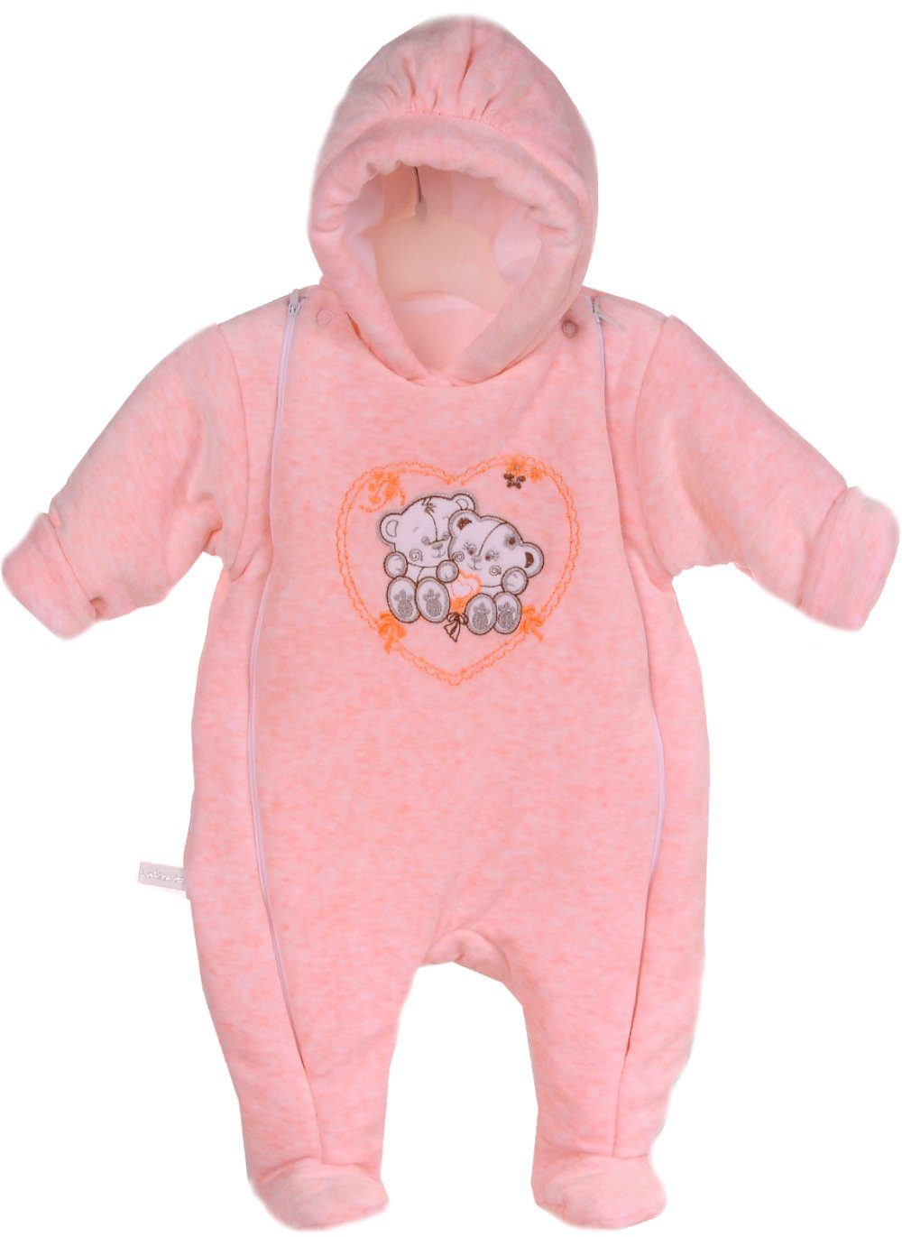 Schneeoverall Baby Wagenanzug Nickioverall Overall Schneeanzug mit Bärchen