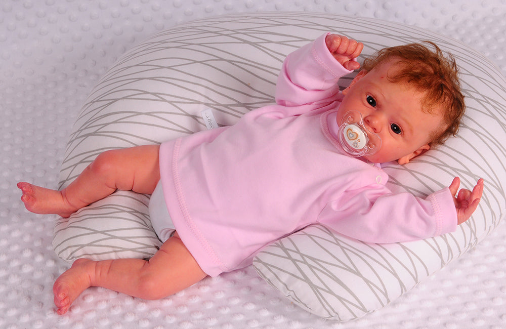 Langarmshirt Baby T-Shirt in Rosa Erstlingsshirt