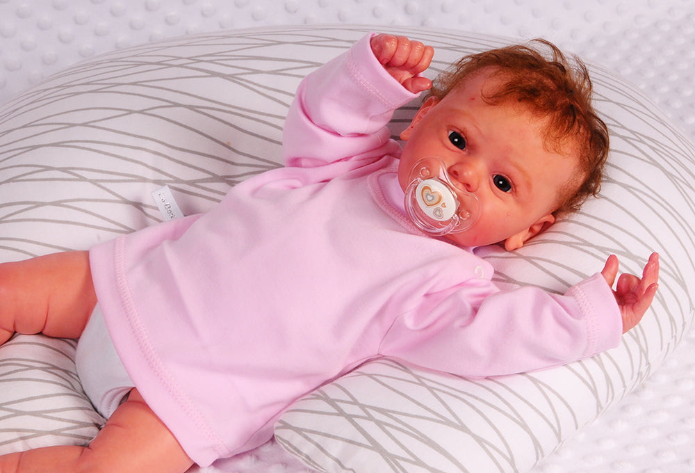 Langarmshirt Baby T-Shirt in Rosa Erstlingsshirt