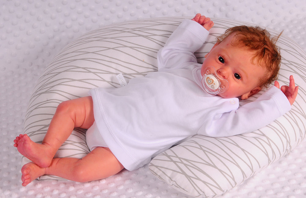 Langarmshirt Baby T-Shirt in Weiß Erstlingshemdchen
