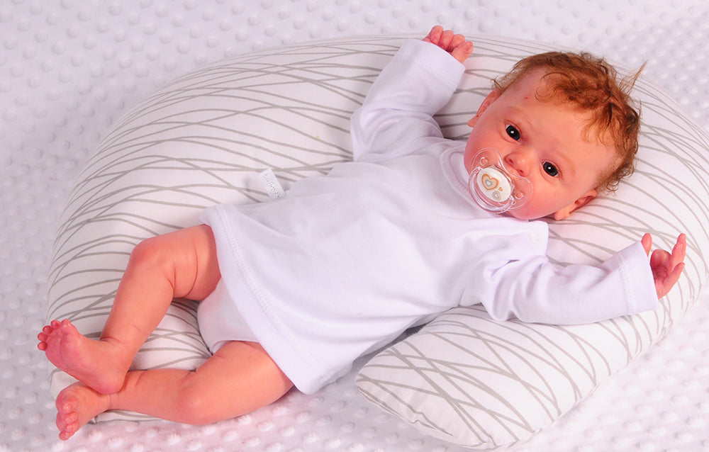 Langarmshirt Baby T-Shirt in Weiß Erstlingshemdchen