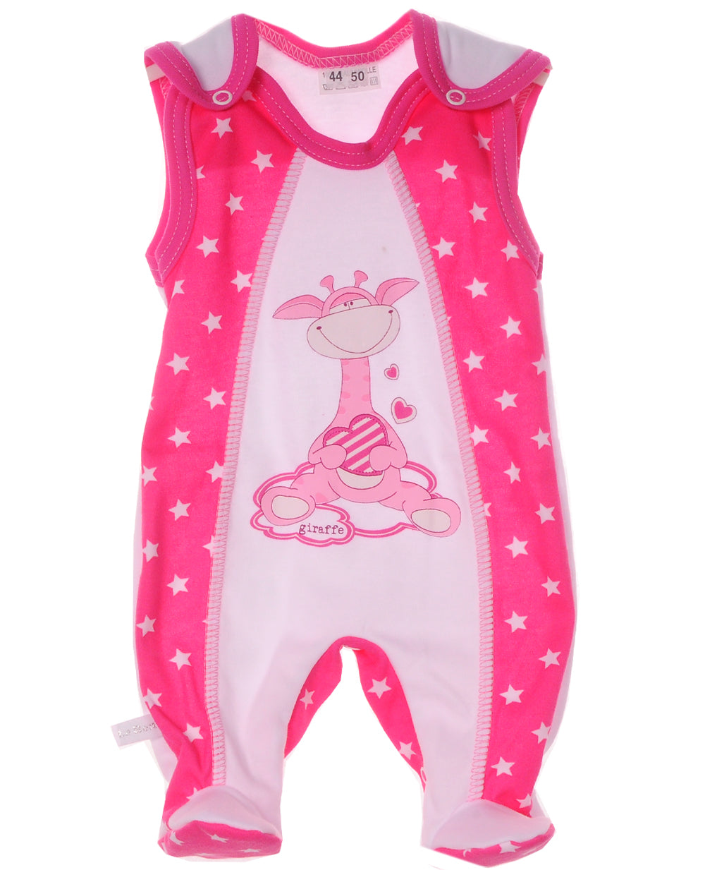 Strampler Mütze und Hemdchen Baby Anzug in Pink