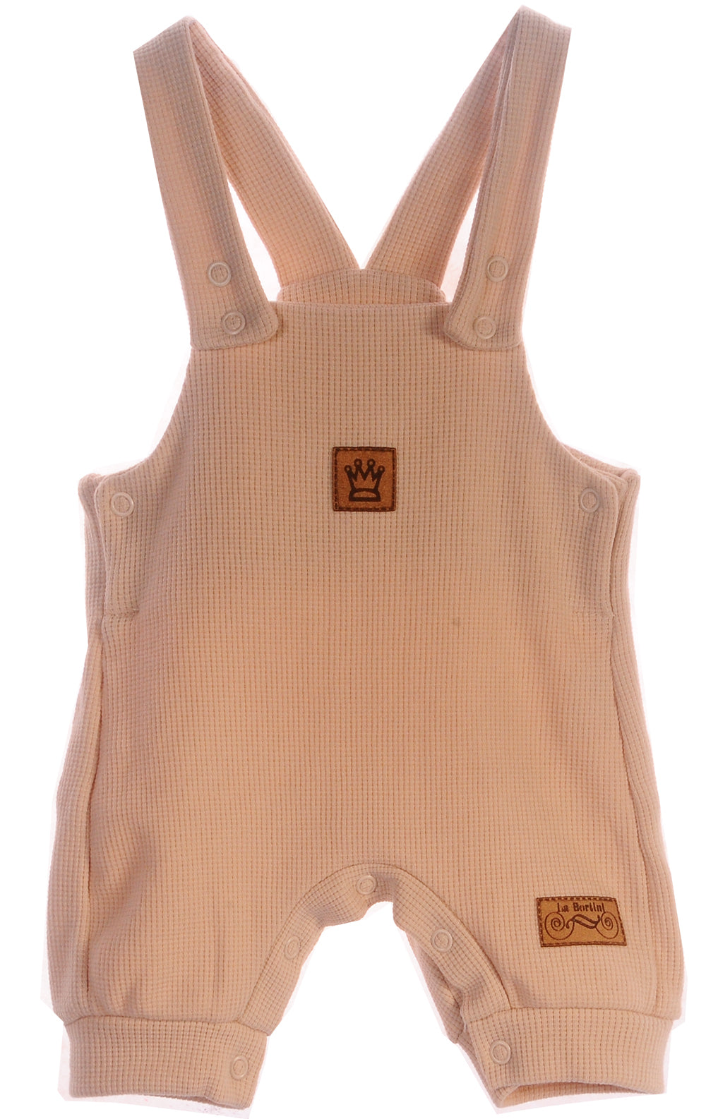 Lazthose Baby Hose Trägerhose in Beige