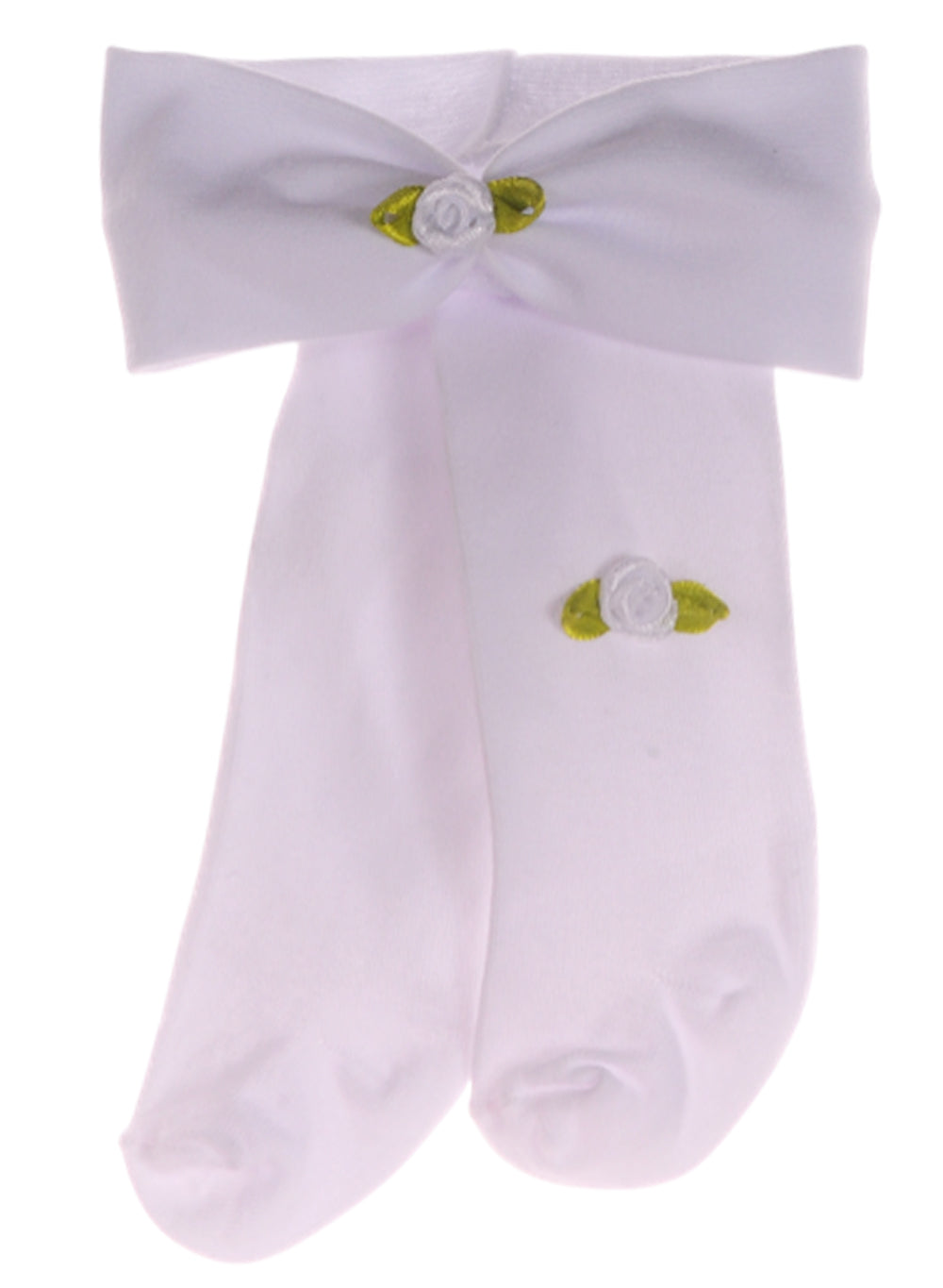 Strumpfhose und Stirnband Baby Set festlich Erstlingsset