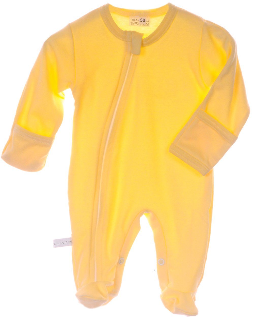 Baby Strampler Schlafanzug in Gelb