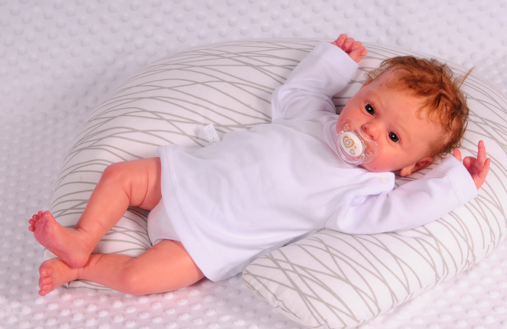 Langarmshirt Baby T-Shirt in Weiß Erstlingshemdchen