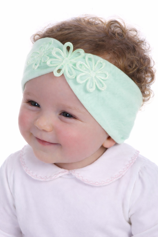 Stirnband für Babys und Kinder ab 0Mon Kopfband in Mintgrün