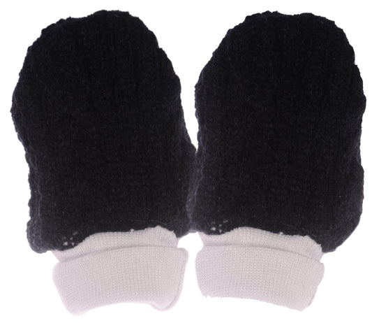 Baby Fäustlinge Strickhandschuhe in navyblau für Mädchen und Jungen 0-12Mon