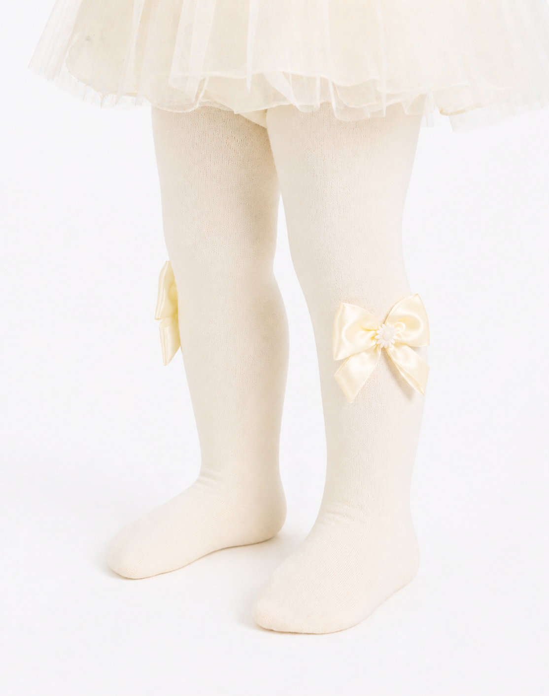 Baby und Kinder Strumpfhose in Creme festlich