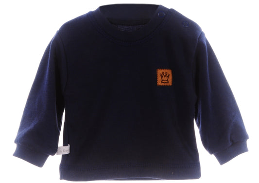 Langarmshirt Baby T-Shirt Erstlingsshirt in Blau
