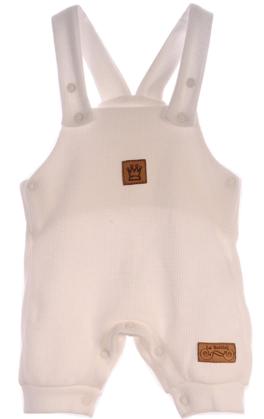 Lazthose Baby Hose Trägerhose in creme