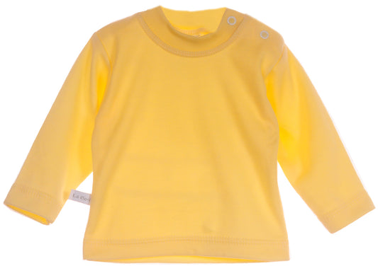 Langarmshirt Baby T-Shirt in Gelb Erstlingsshirt neutral