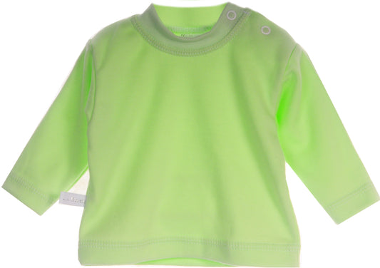 Langarmshirt Baby T-Shirt in Grün neutral Erstlingshirt