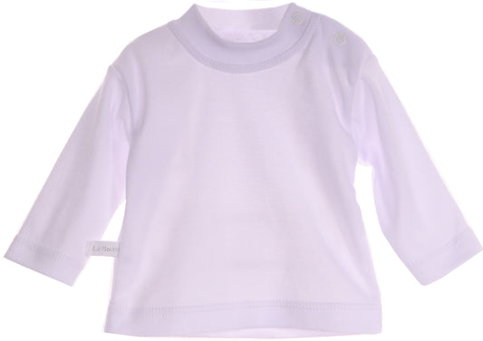 Langarmshirt Baby T-Shirt in Weiß Erstlingshemdchen