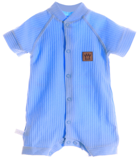 Baby Spieler Romper gerippt in Blau