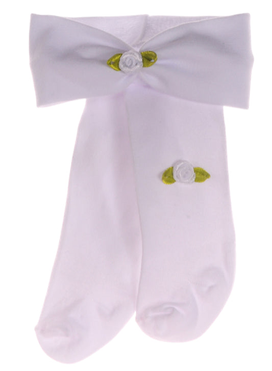 Strumpfhose und Stirnband Baby Set festlich Erstlingsset