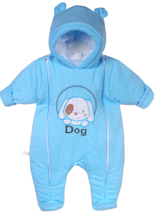 Schneeoverall Wagenanzug Babyanzug Baby Overall in türkis Übergangsoverall