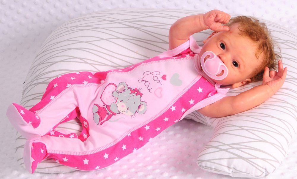 Strampler Mütze und Hemdchen Baby Anzug