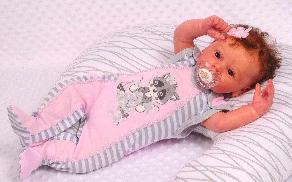 Strampler Mütze und Hemdchen Baby Anzug