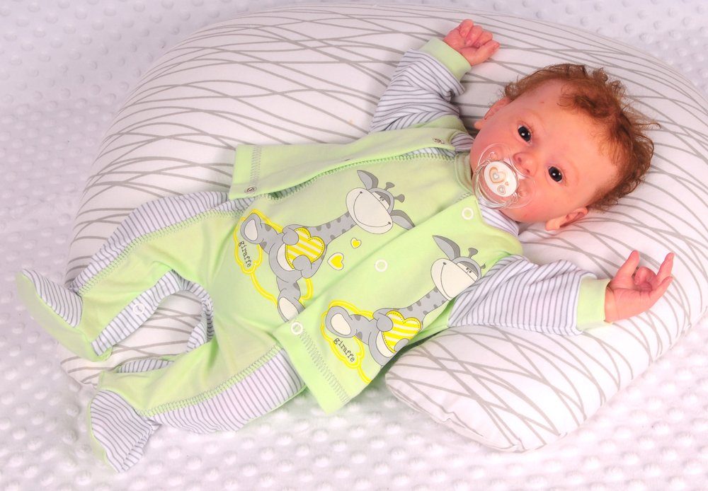 Strampler Mütze und Hemdchen Baby Anzug
