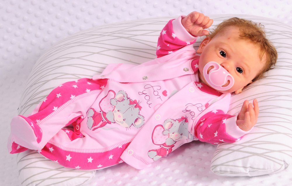 Strampler Mütze und Hemdchen Baby Anzug